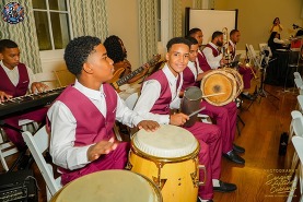 Students from Orchestra Augustin de Jesus Asencion Nicol Art Center