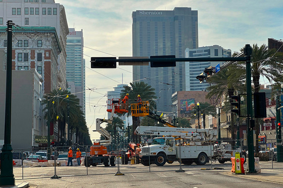 Construction on Canal and Rampart