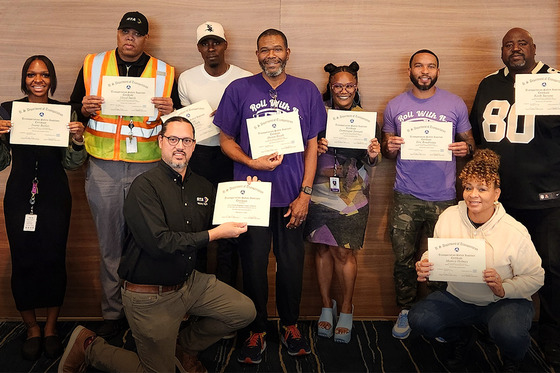 Safety course graduates