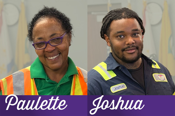 Photos of Paulette and Joshua