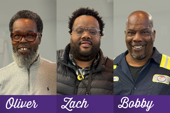 Photos of employees of the month