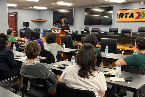 Group photo of WTS luncheon