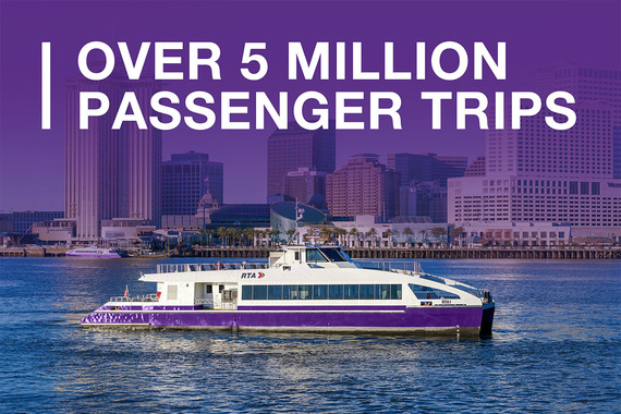 Ferry boat on water