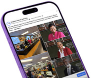 Facebook on phone