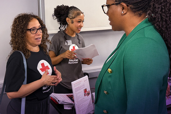 American Red Cross outreach at meeting