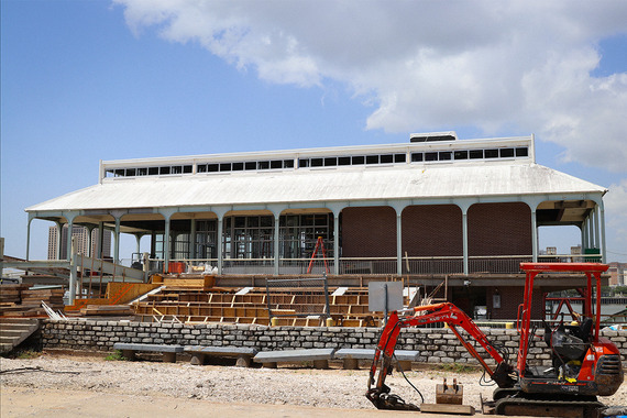 Construction at Algiers Ferry Terminal