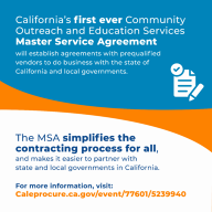 IFB for non-profits with the State of California Dept of General services