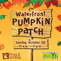 pumpkin patch at waterfront park