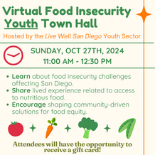 virtual food insecurity town hall