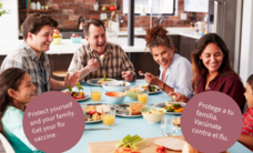 Family Eating Meal Together 