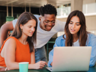 Young Adults Working Together