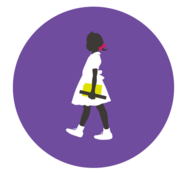 Image of Girl Walking 