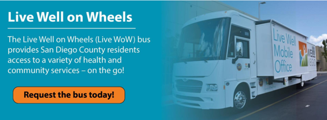 Live Well on Wheels Graphic