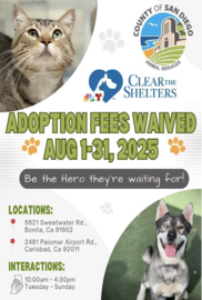 clear the shelters 2025