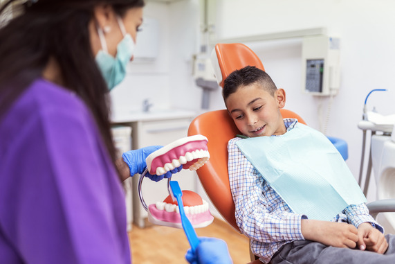Kid at Dentist