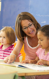 Teacher teaching Students