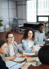 Teachers Discussing 