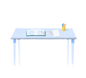 Empty school desk