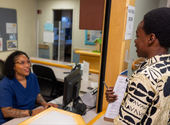Student at a SBHC