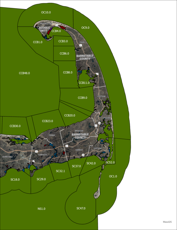 Updated Shellfish Growing Area Map
