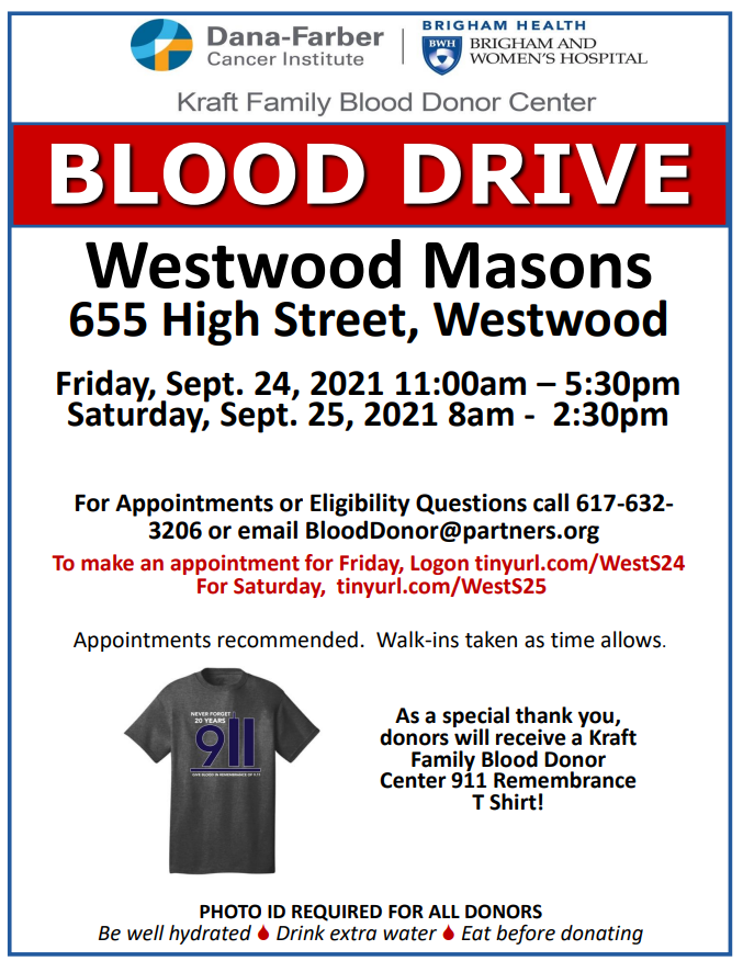 Masons Blood Drive