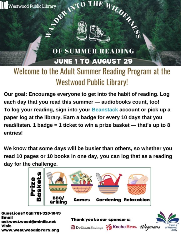 Library- Adult Summer Reading 