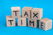 Blocks that read "Tax Time"