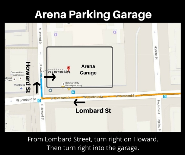 Directions to Arena Garage