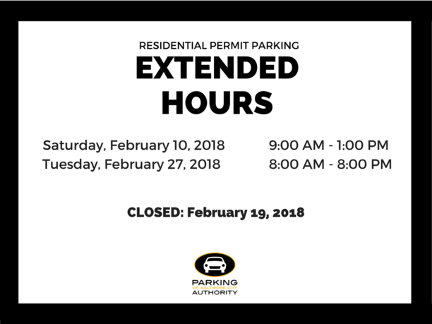 February Extended Hours and Holidays