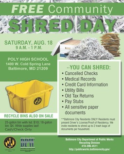 Aug. 18 Shred Day Flyer 