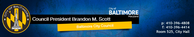 Council President Brandon M. Scott
