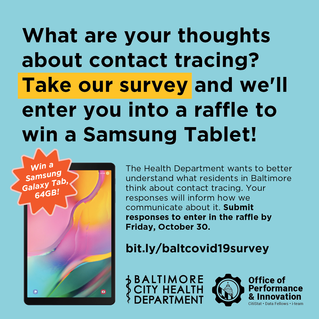 Contact Tracing Survey Graphic