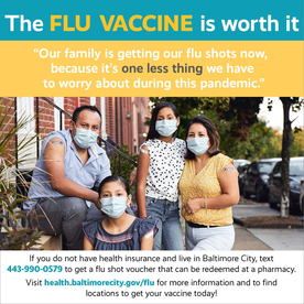 Flu shot flyer
