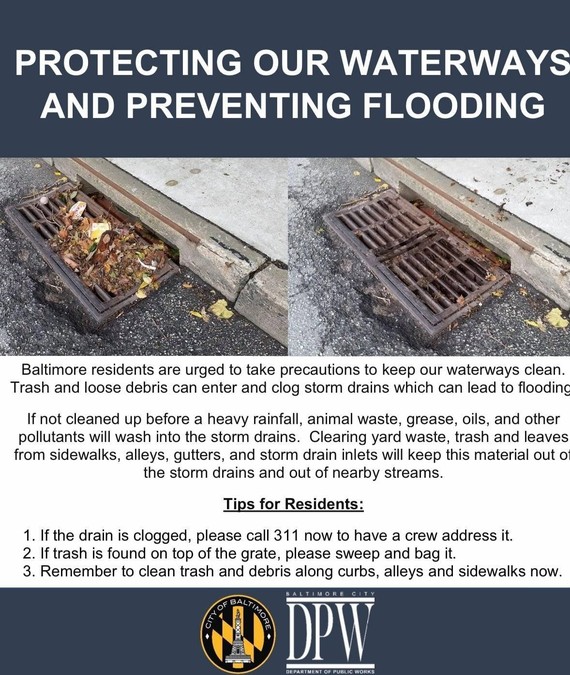 Storm Drain Cleaning Graphic