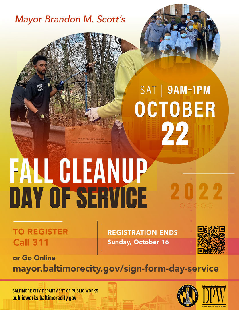 Mayor Scott's Fall Cleanup Flyer