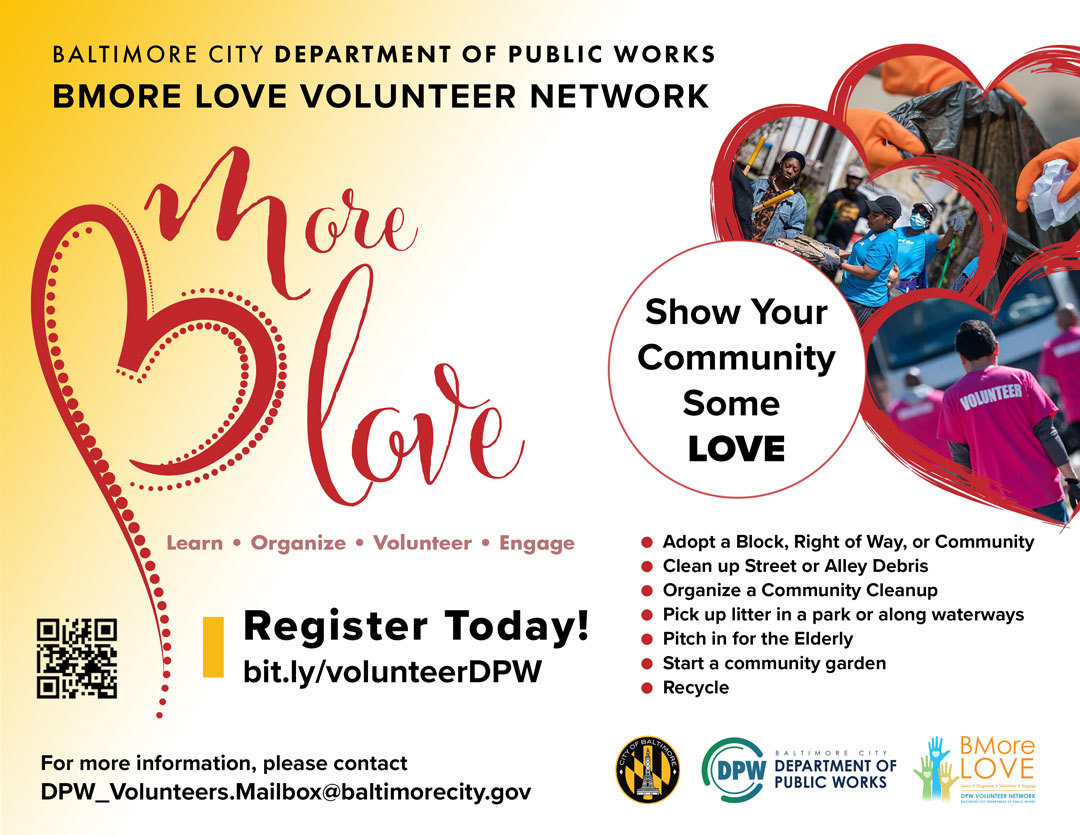 Bmore Love Volunteer Network Flyer 