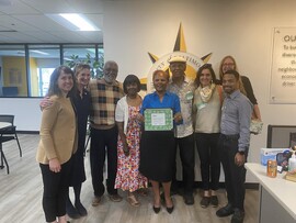 Johnston Square Community Leader, Regina Hammond Gets An Award