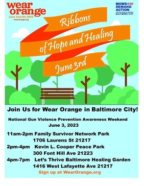 Wear Orange: Ribbons of Hope and Healing - June 3rd, 2023