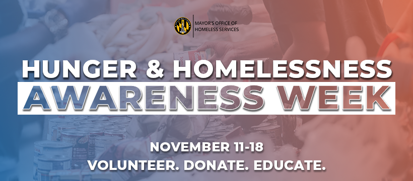 Hunger & Homelessness Awareness Week, November 11-18