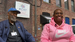 Kalem and Denise, veterans residing at Maryland Center for Veterans Education and Training