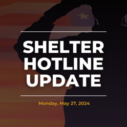 Shelter Hotline Update Graphic