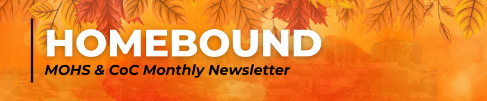 MOHS Newsletter banner - Homebound_Fall