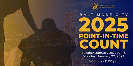 Baltimore City 2025_PIT Count Dates (Jan 26-27, 2025)