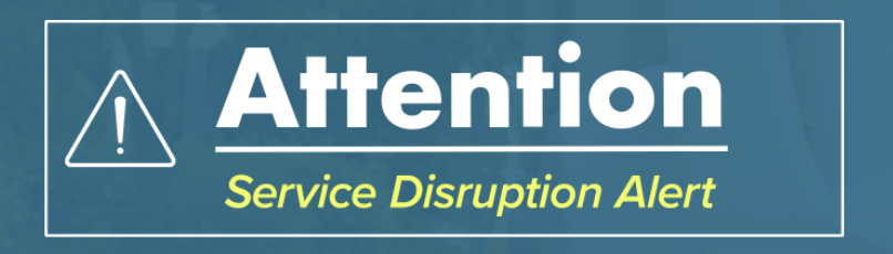Service Disruption Header