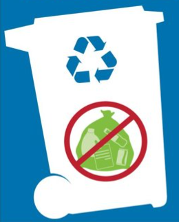do not bag recyclables