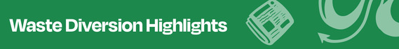 Waste Diversion Highlights