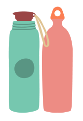 water bottles