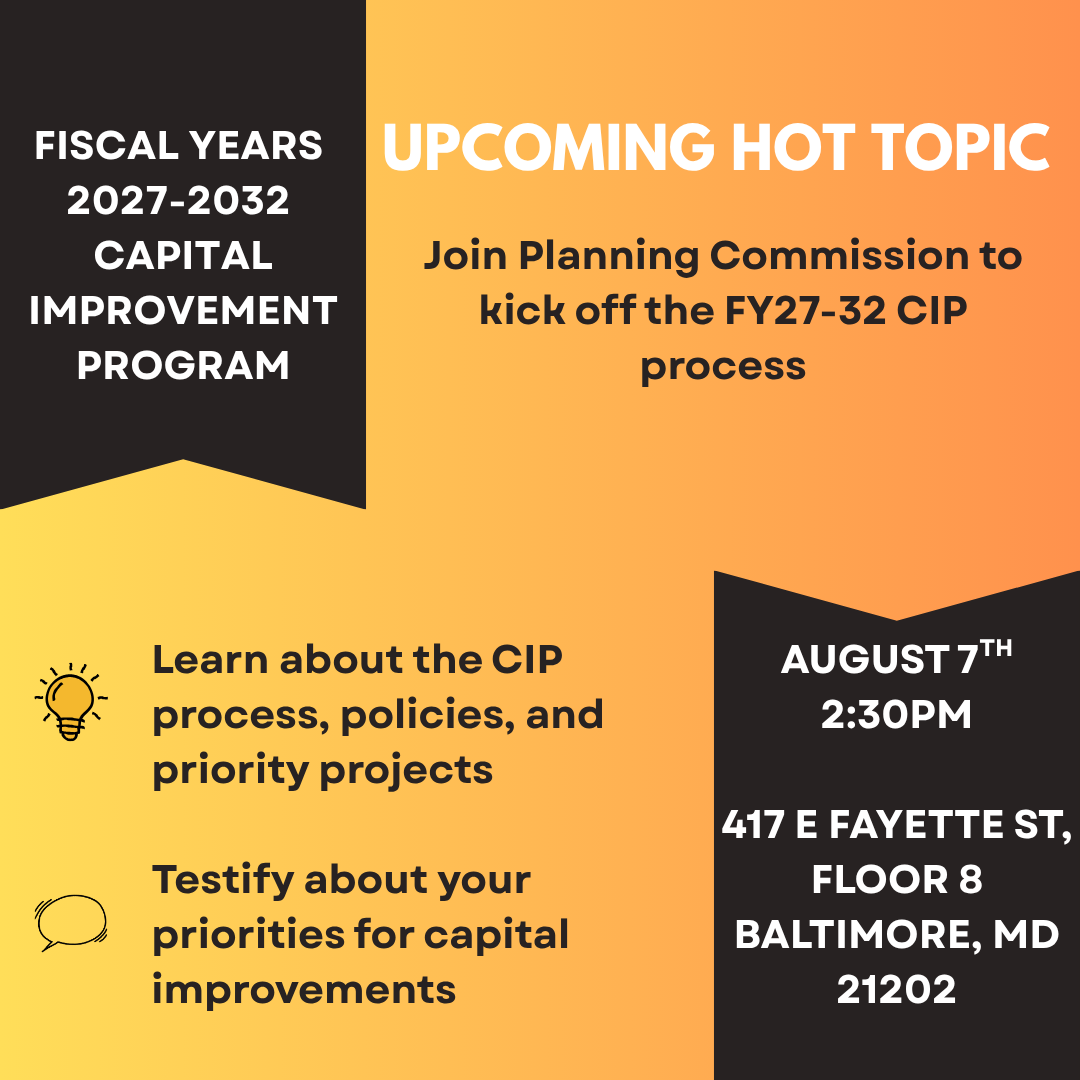 CIP budget planning kickoff