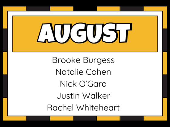 august birthdays dop