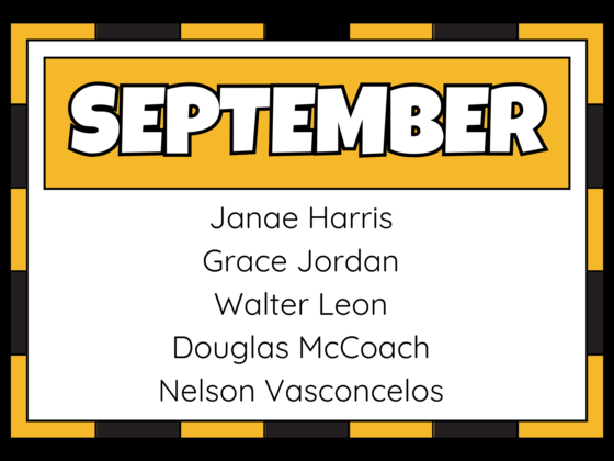September Birthdays